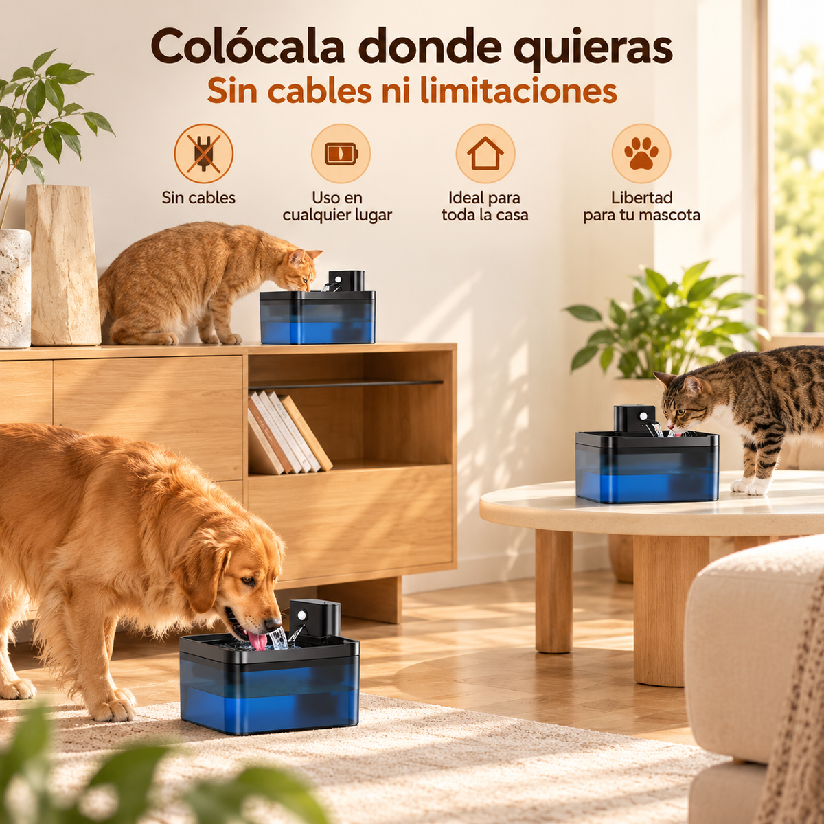 Bebedero Inalámbrico para Mascotas