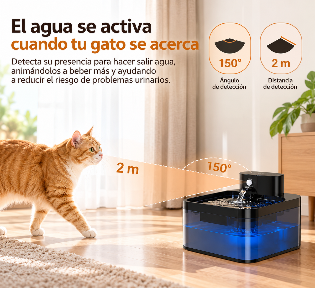 Bebedero Inalámbrico para Mascotas