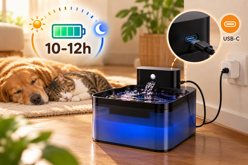 [Imagen: batería y USB-C]